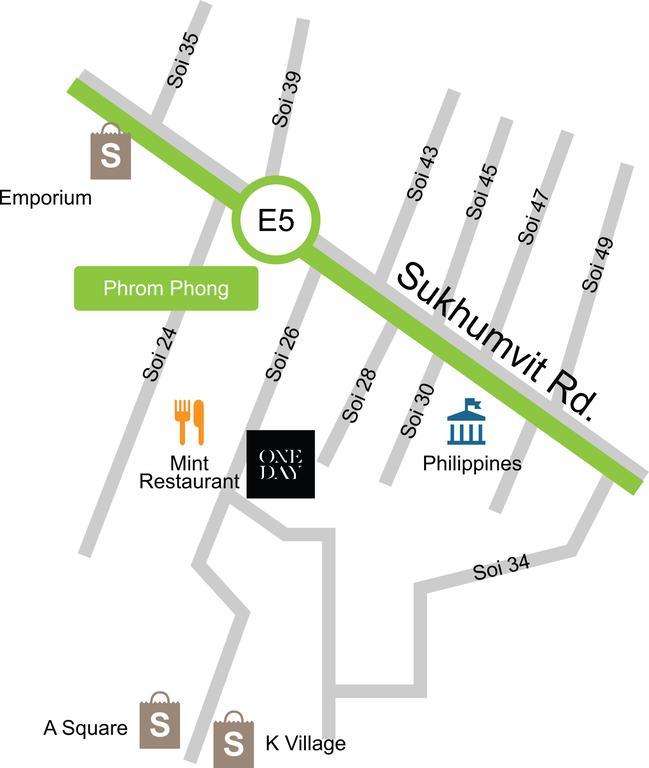 Oneday Hostel Sukhumvit 26 Банкок Екстериор снимка
